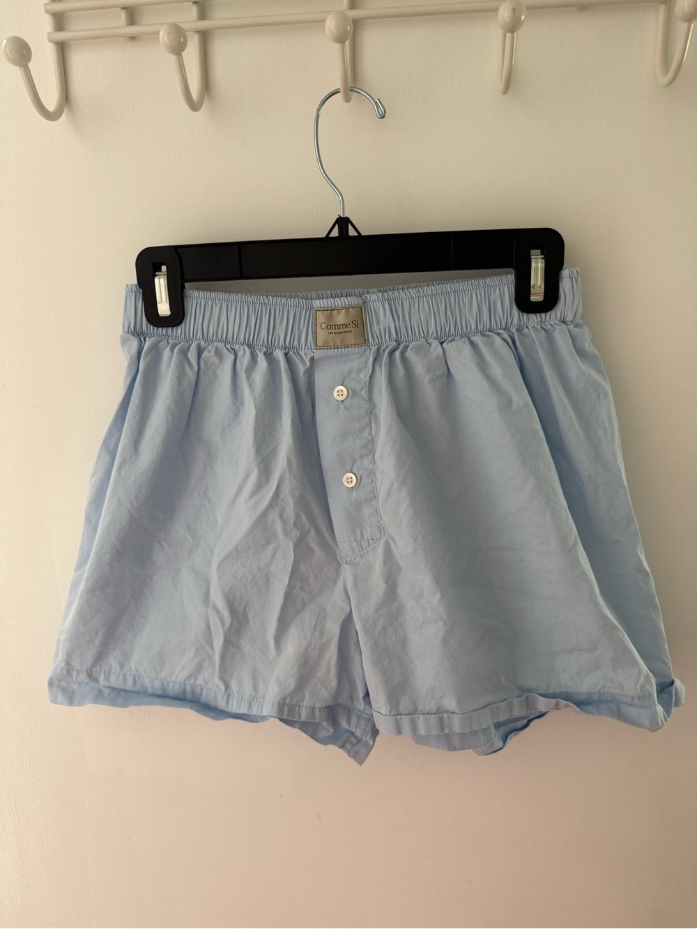 Comme Si La Boxer Classica shorts in a light blue color Size Small